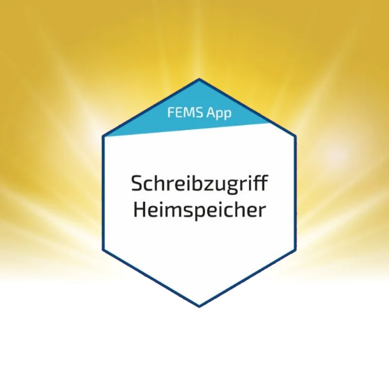 Mega-Angebot FEMS App - Schreibzugriff Heimspeicher (FEM713)